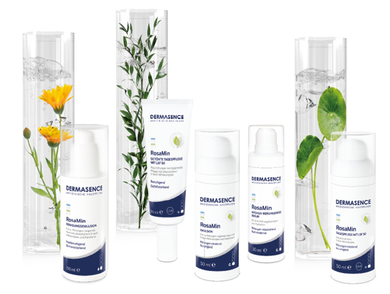 Dermasence RosaMin behandelt Couperose en Rosacea