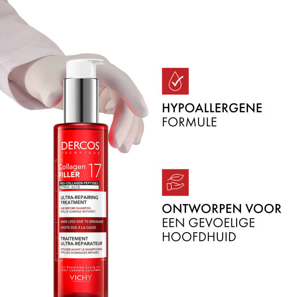 Vichy Dercos Collagen 17 Filler Pre-Shampoo - Vichy - Huidproducten.nl