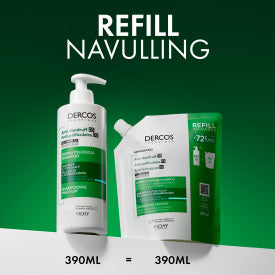 Vichy Dercos Anti-Roos DS Shampoo Navulling - 390ml - Vichy - Huidproducten.nl