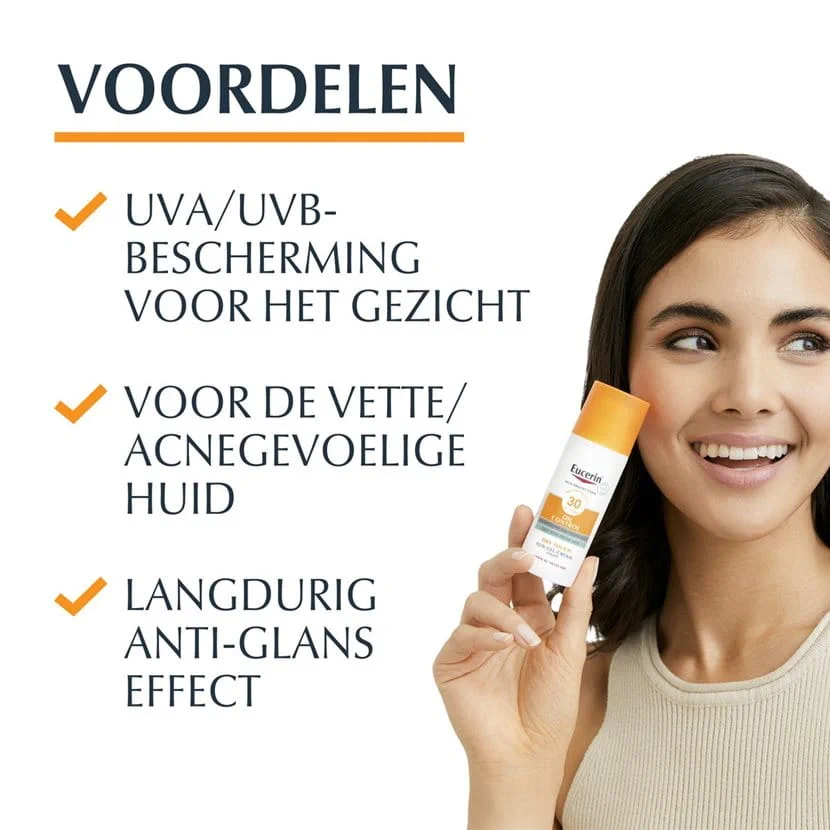 Sun Oil Control Gel-Crème SPF 50+ - Eucerin - Huidproducten.nl