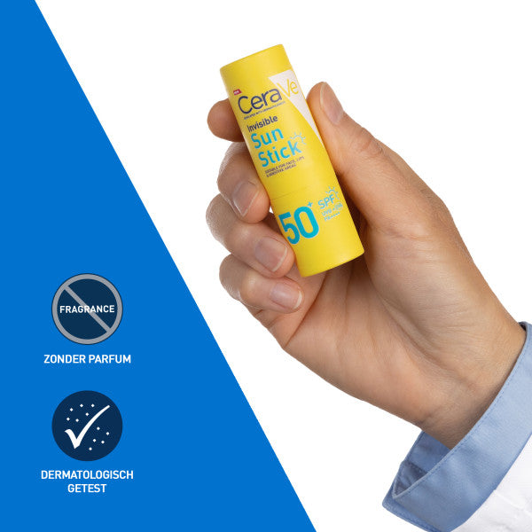 CeraVe Onzichtbare Zonnebrand Stick SPF 50+ - Cerave - Huidproducten.nl