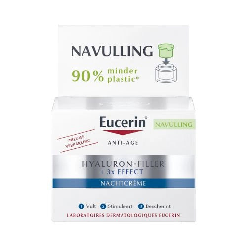 Hyaluron-Filler + 3x EFFECT Nachtcrème NAVULLING - Eucerin - Huidproducten.nl
