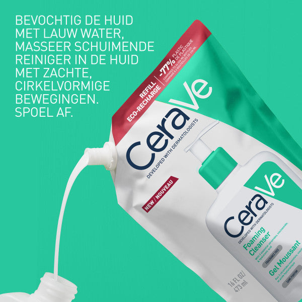 CeraVe Schuimende Reinigingsgel Navulling - CeraVe - Huidproducten.nl