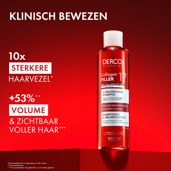 Vichy Dercos Collagen 17 Filler Shampoo - 200ml - Vichy - Huidproducten.nl