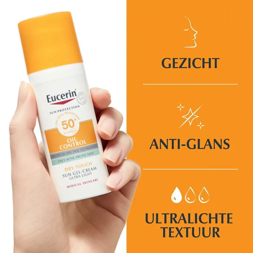 Sun Oil Control Gel-Crème SPF 50+ - Eucerin - Huidproducten.nl