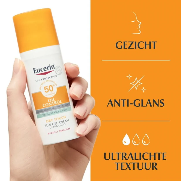 Sun Oil Control Gel-Crème SPF 50+ - Eucerin - Huidproducten.nl