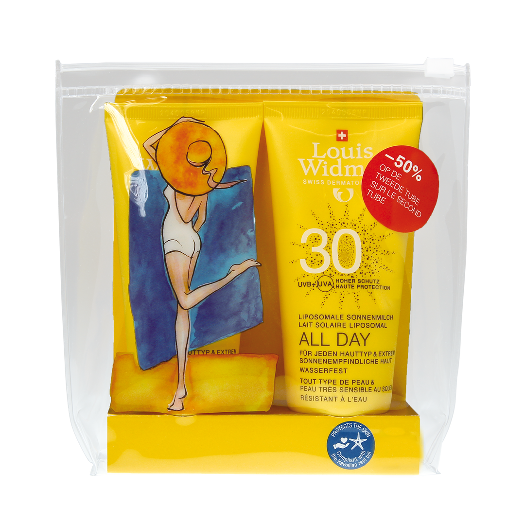 Louis Widmer All Day 30 DUO Licht zonder parfum - Huidproducten.nl