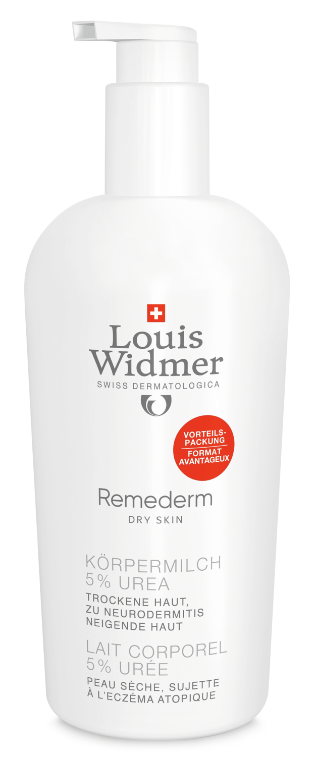 Louis Widmer Remederm Lichaamsmelk 5% Ureum Value Pack licht geparfumeerd - Louis Widmer - Huidproducten.nl