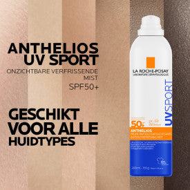 La Roche-Posay Anthelios UV Sport Zonnebrand Mist SPF50+ - La Roche Posay - Huidproducten.nl