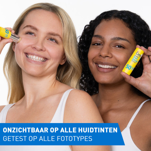 CeraVe Onzichtbare Zonnebrand Stick SPF 50+ - Cerave - Huidproducten.nl