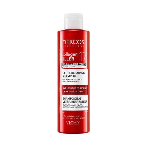 Vichy Dercos Collagen 17 Filler Shampoo - 200ml - Vichy - Huidproducten.nl