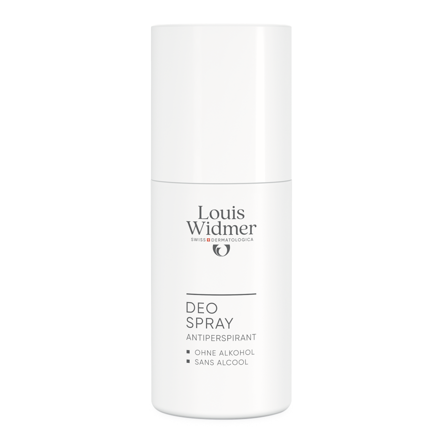 Deo Spray Antiperspirant licht geparfumeerd - Louis Widmer - Huidproducten.nl