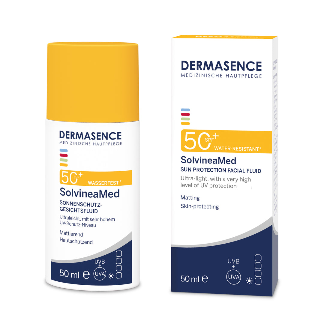 SolvineaMed Sun protection facial fluid SPF 50 - Dermasence - Huidproducten.nl