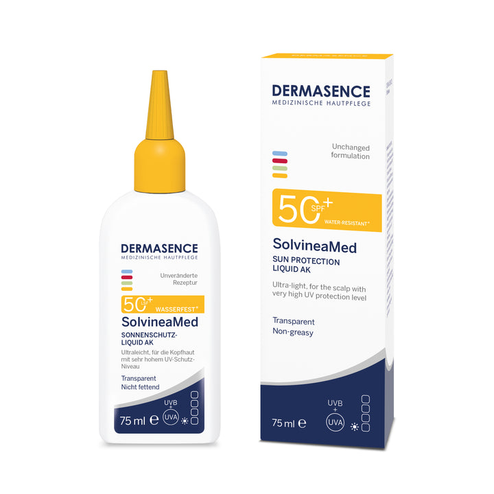 SolvineaMed Sun protection liquid AK SPF 50+ - Dermasence - Huidproducten.nl