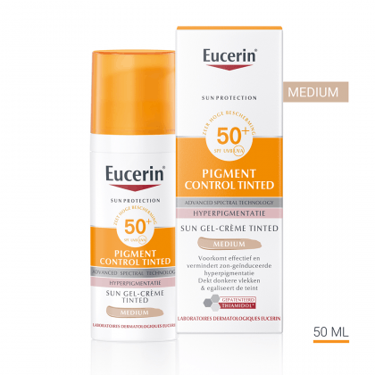 Eucerin Sun Pigment Control Tinted Medium SPF50 - Eucerin - Huidproducten.nl
