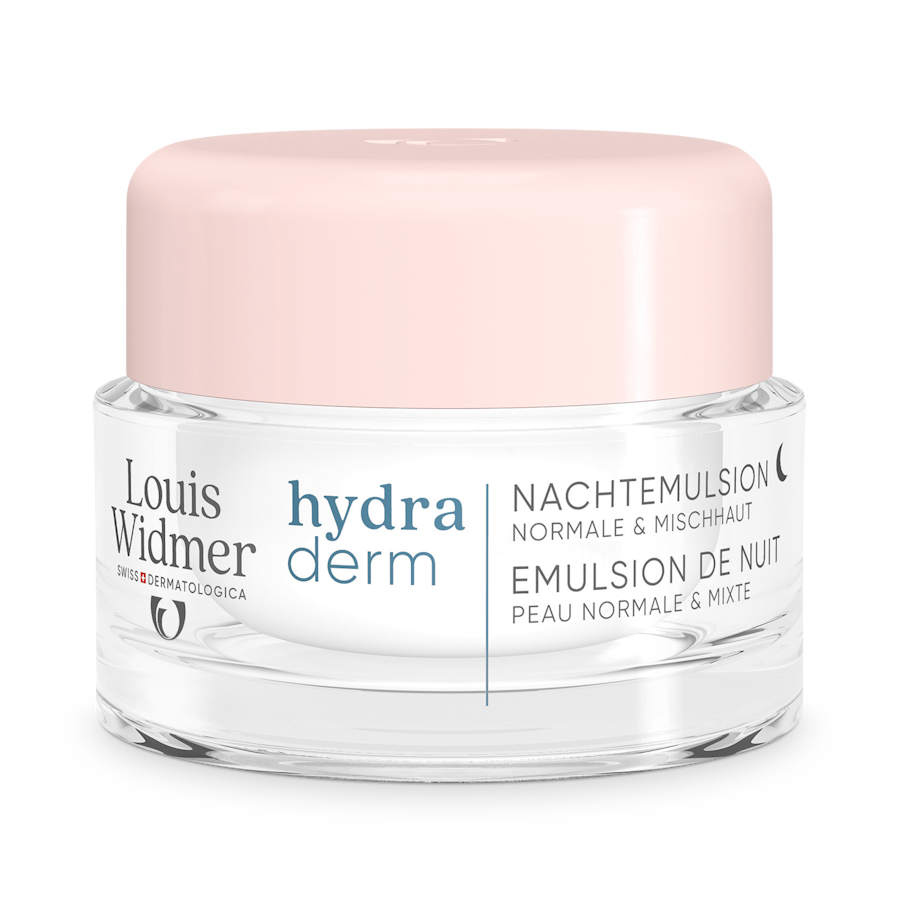 Hydraderm Nachtemulsie licht geparfumeerd - Louis Widmer - Huidproducten.nl