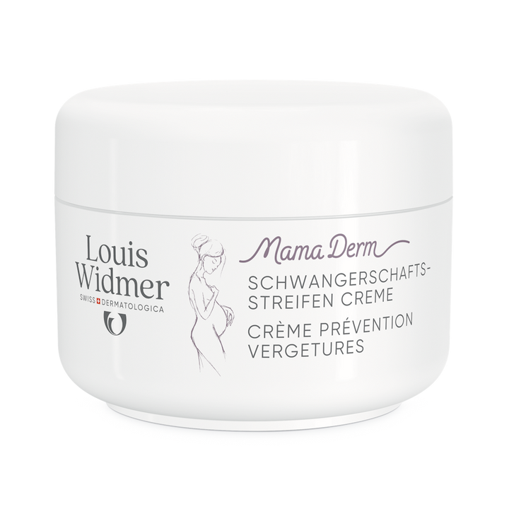 MamaDerm Crème tegen Striemen licht geparfumeerd - Louis Widmer - Huidproducten.nl