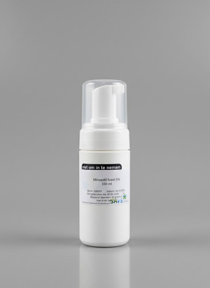 Minoxidil 5% Foam - SaVeMaak - Huidproducten.nl
