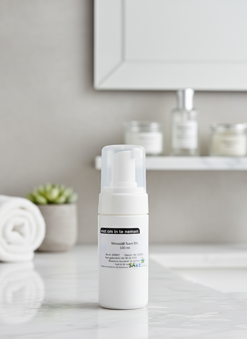 Minoxidil 5% Foam - SaVeMaak - Huidproducten.nl