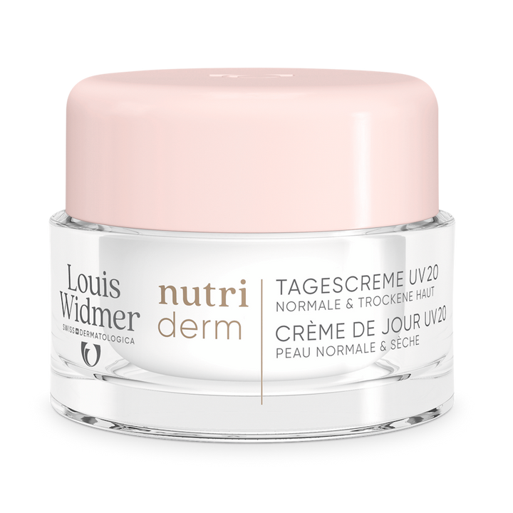 Nutriderm Dagcrème UV 20 licht geparfumeerd - Louis Widmer - Huidproducten.nl