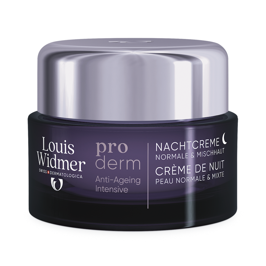 Proderm Nachtcrème zonder parfum - Louis Widmer - Huidproducten.nl
