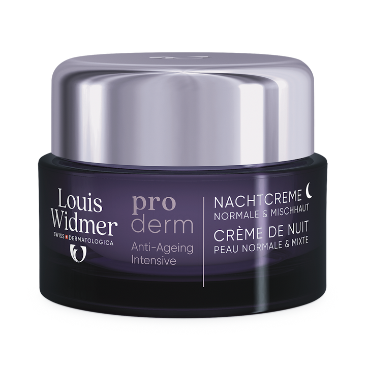 Proderm Nachtcrème zonder parfum - Louis Widmer - Huidproducten.nl