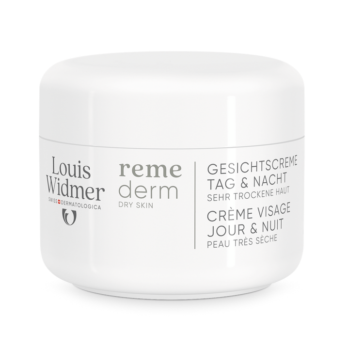 Remederm Gezichtscrème Dag & Nacht licht geparfumeerd - Louis Widmer - Huidproducten.nl