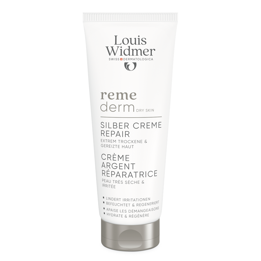 Remederm Zilver Crème Repair zonder parfum - Louis Widmer - Huidproducten.nl