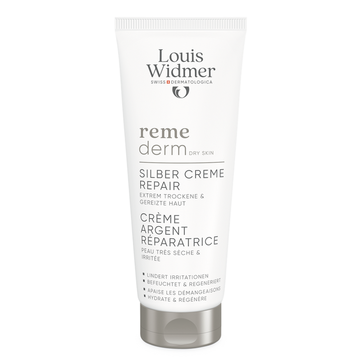 Remederm Zilver Crème Repair zonder parfum - Louis Widmer - Huidproducten.nl