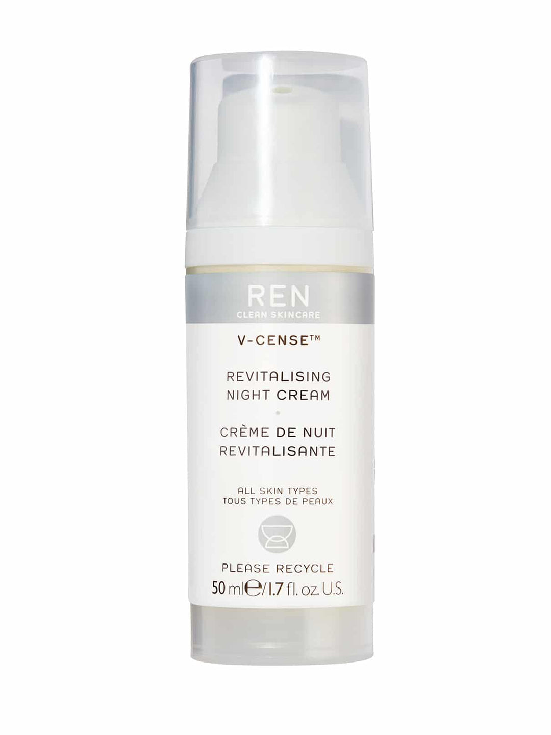 V-Cense Revitalising Night Cream - Ren - Huidproducten.nl