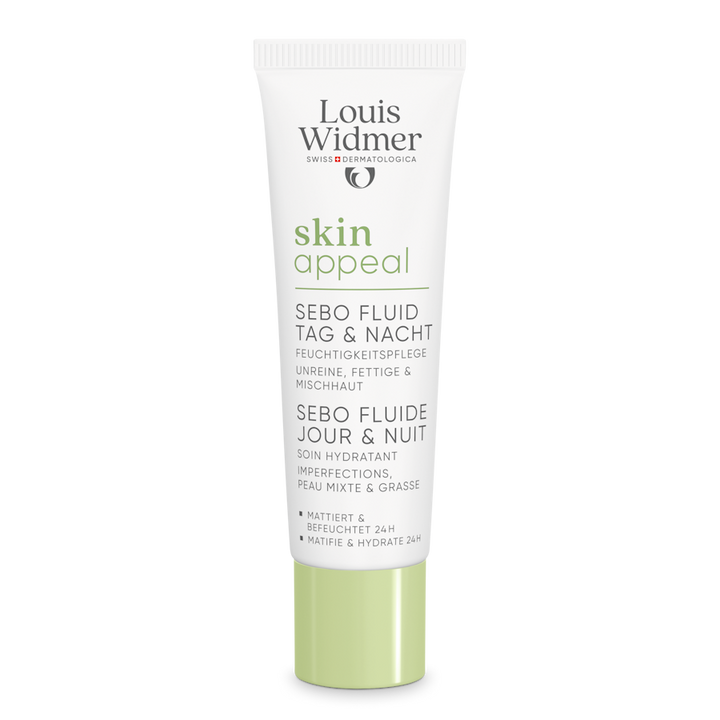 Skinappeal Sebo Fluide Dag & Nacht zonder parfum - Louis Widmer - Huidproducten.nl