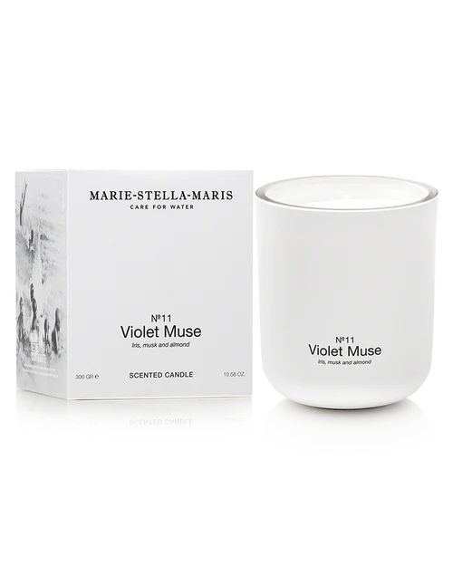 Scented Candle Violet Muse - Marie Stella Maris - Huidproducten.nl