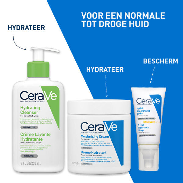 CeraVe Hydraterende Gezichtscrème - CeraVe - Huidproducten.nl