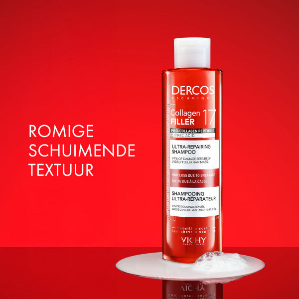Vichy Dercos Collagen 17 Filler Shampoo - 200ml - Vichy - Huidproducten.nl
