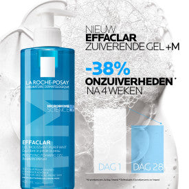 La Roche-Posay Effaclar Zuiverende Reinigingsgel +M - La Roche Posay - Huidproducten.nl