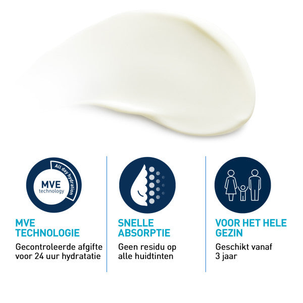 CeraVe Onzichtbare Hydraterende Zonnebrandcrème SPF50 - Cerave - Huidproducten.nl