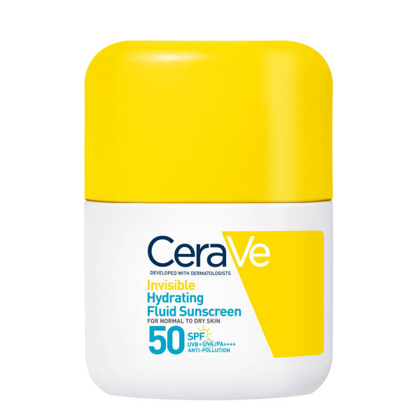 CeraVe Onzichtbare Hydraterende Zonnebrand Fluide SPF 50 - Cerave - Huidproducten.nl