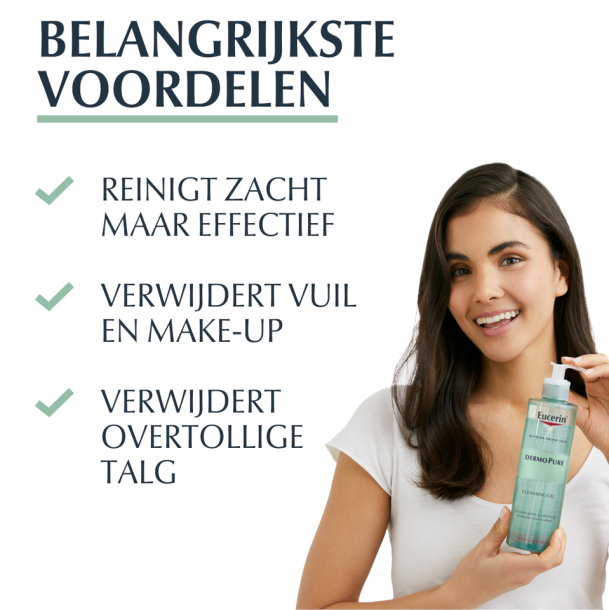 DermoPure Reinigingsgel - Eucerin - Huidproducten.nl
