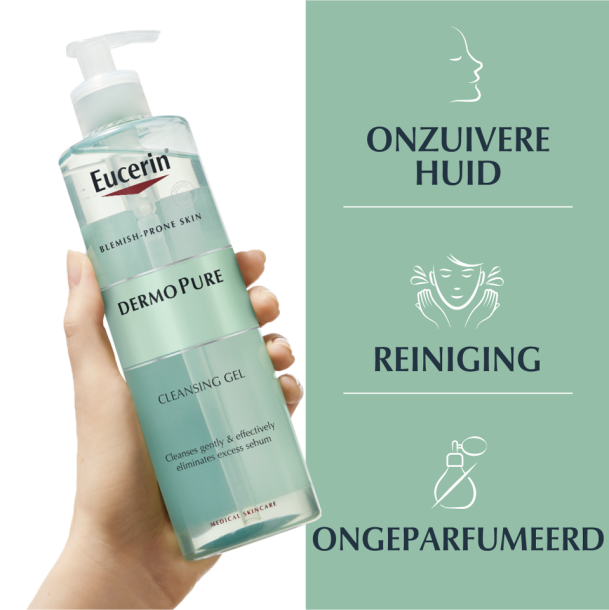 DermoPure Reinigingsgel - Eucerin - Huidproducten.nl