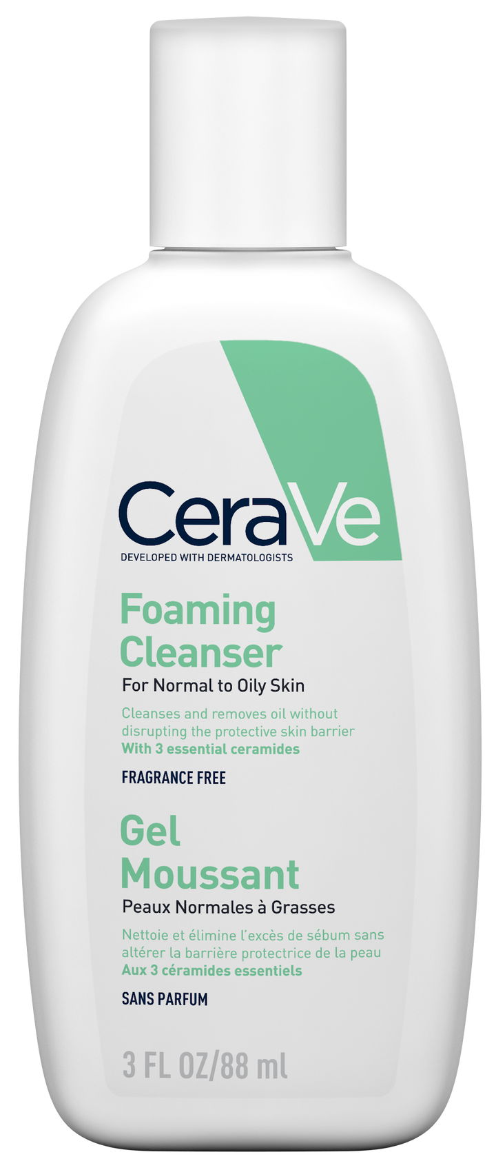 CeraVe Foaming Cleanser flacon 88ml- CeraVe - Huidproducten.nl