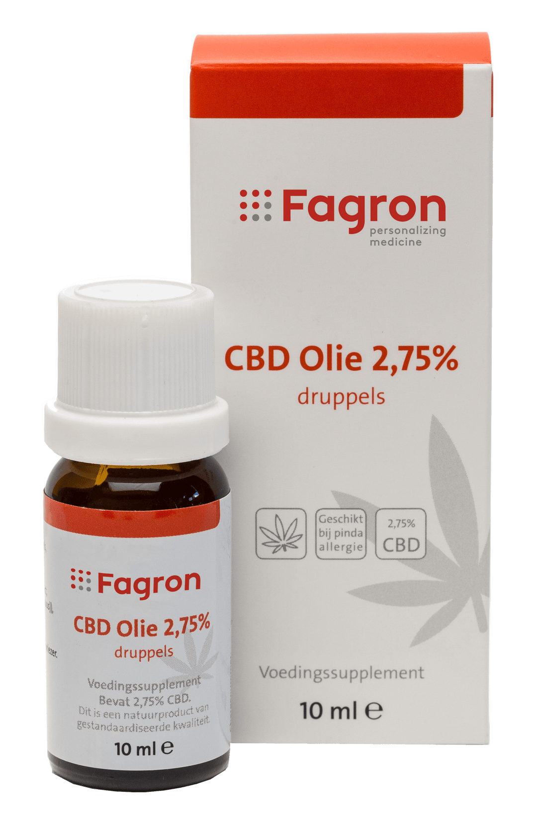 Cbd Olie 2,75% Fagron  10ML - Fagron - Huidproducten.nl