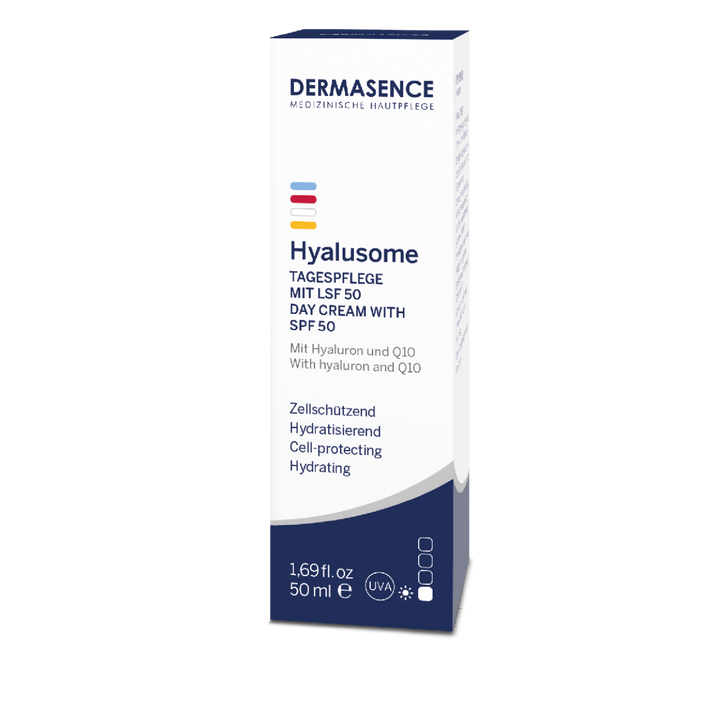 Dermasence Hyalusome Dagcrème SPF50 - Dermasence - Huidproducten.nl