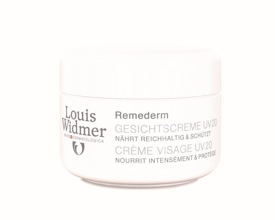 Louis Widmer Remederm Gezichtscrème UV 20 Zonder Parfum - SkinEffects Zwolle