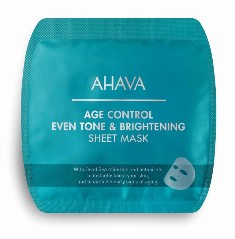 Ahava Age Control even tone & brightening sheet mask (afname per 15 masks) - SkinEffects Zwolle